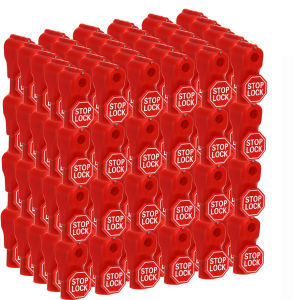1+100pcs Paket Stop Lock Security Display / Kunci Ram Magnet / Pengunci Rak Display