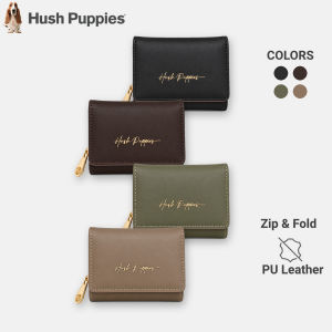 Hush Puppies Women Small Purse Short Wallet with Coin Zip PU Leather HLA679968