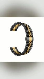 Applicable to Huawei Watch GT3 GT2Pro Watch strap Samsung Gear S3 S2 Three-bead stainless steel watch strap