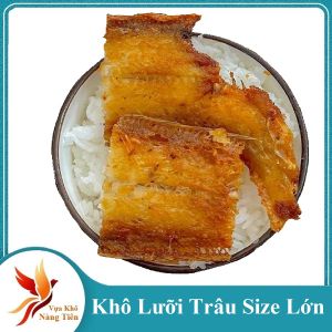Khô Cá Lưỡi Trâu Size Đại Con Siêu To Siêu Thịt- Vựa Khô Nàng Tiên(1kg 500gr)
