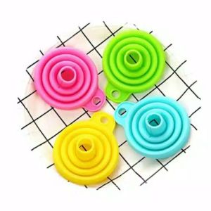 Corong Mini Silikon Lipat Portable / Corong Air Dan Minyak / Corong Serbaguna / Corong Lipat