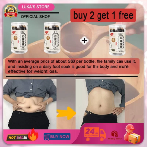 【SG SELLER】(30 capsules/1 box) Herbal foot bath detox foot bath slimming dehumidification promote body metabolism professional extraction of 18 kinds of herbal liquid