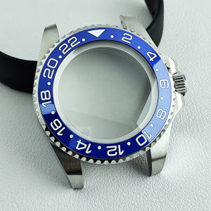 new NH35 Case 43mm High-quality Mens Silvery Steel Case NH34 NH35 Movement Case For Sapphire Glass Watch Box Bezel Watch Repair high-quality