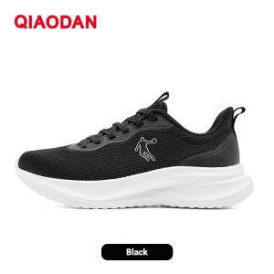 Qiaodan Women Running Shoes Breathable Mesh Lightweight Shock-Absorbing Soft Sole QXB022252221R