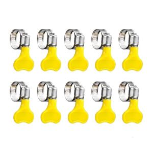 10lots Multipurpose Rustless steel Hose Clip for Water Gas Pipe Connection Secure Grip 13 19mm Diameter Ranges