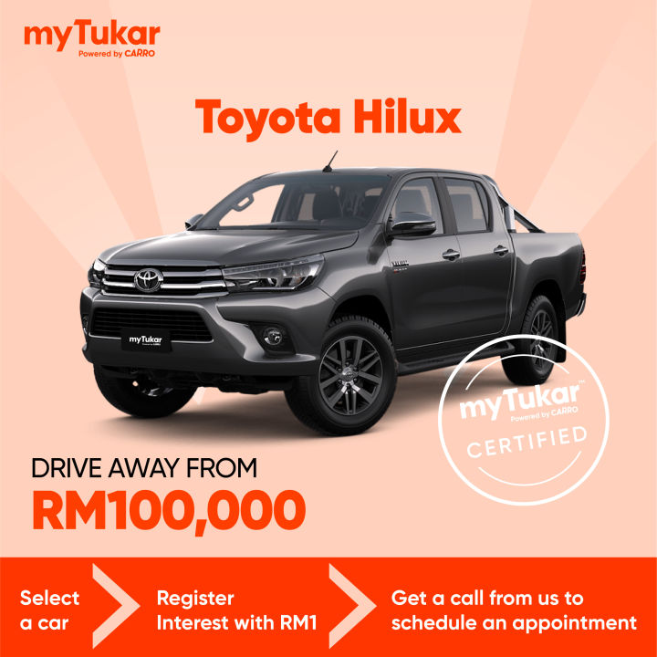 Toyota Hilux — Register your interest with just RM1 | Lazada Malaysia