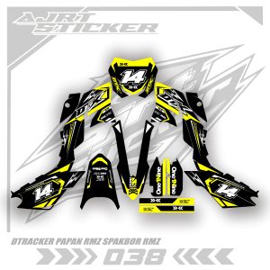 DECAL KAWASAKI DTRACKER FULL BODY PAPAN RMZ SPAKBOR RMZ - AJR.RA.038