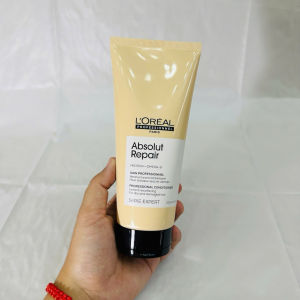 Dầu gội xả và tinh dầu phục hồi tóc khô xơ hư tổn Loreal Absolut Repair Lipidium 300ml/200ml/50ml