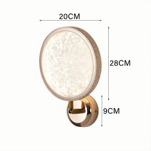 Crystal Wall Lamp Aesthetic Modern Led Acrylic Art Deco Bedside Wall Light Bedroom Bedside Hotel Staircase Decorative Sconce Light Fixture