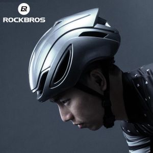 ROCKBROS Bike Helmet Men Ultralight EPS+PC Cover MTB Triathlon Integrally In-mold Cycling Helmet Cycling Safely Cap
