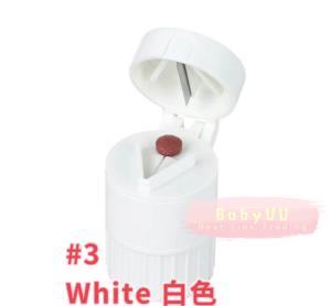 3in1 Multifunctional Mini Travel Portable Medicine Box Cutter Grinder Kotak Ubat Kecil PemotongPengisar多功能迷你便携式药丸存储盒切药研磨