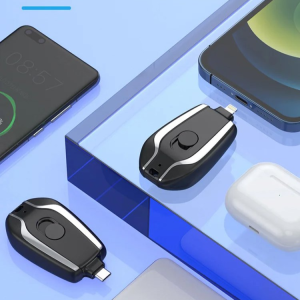 Portable Emergency Charger Mini Ultrathin Carryon Mobile Power Keychain Charger