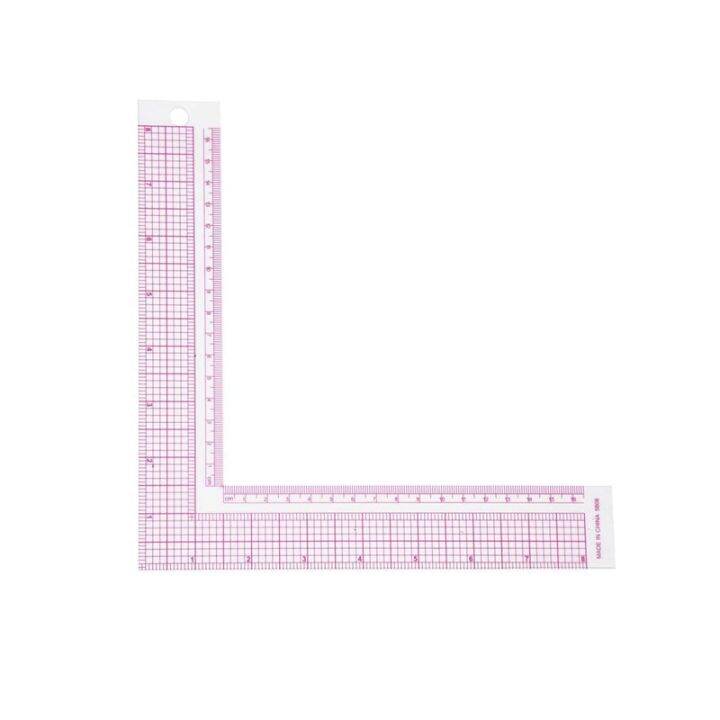 Sewing Measure Rulers Degree L Shape Square Ruler Metric And