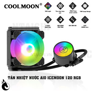 Tản nhiệt nước All in One COOLMOON COLD MOON AR120 - LED ARGB | Support All Socket