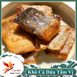 Khô Cá Dứa Cắt Khúc Tẩm Vị 3 Nắng Thịt Dày Dai - Tẩm Vừa Ăn- MINH TRIẾT FOOD