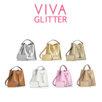 กระเป๋า Viva Glitter ขนาด 19-22 Cm สำหรับการใช้งานทั่วไปและเดินทาง 