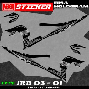 STIKER STRIPING JUPITER Z 115 ROBOT STICKER PREMIUM BISA HOLOGRAM JRB 3