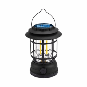FOUNDTWO Battery Powered Solar Camping Light USB Rechargeable Waterproof Solar Emergency Lamp Infinitely Dimmable Adjustable Brightness Solar LED Tent Light Outdoor