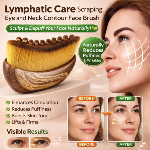 ✨COD✨Lymphatic Eye Neck Care Brush【 The Face/V-shaped Face】Lifting Anti-wrinkle Facial Contour Brush / Face Contour Scraping Fan Shape Lymphatic Brush / Facial Circulating Brush/Deswelling And Lymphatic Drainage/Firming Contour Facial Brush