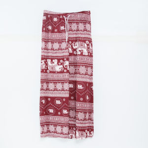 กางเกงลายช้างผ้าเกาหลี นุ่ม ทิ้งตัวสวย สัมผัสพรีเมี่ยม แฟชั่นฮิต