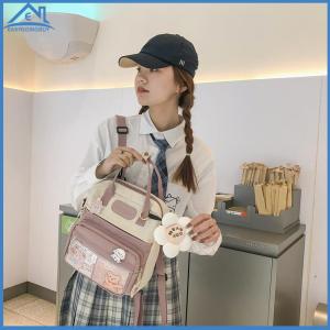 [Hàng Mới Về] Ba lô dễ thương thời trang thường ngày ba lô đi học dễ thương 10.23x9.44x3.54in Túi đồng phục JK có khóa kéo cho mua sắm du lịch sinh viên trường học làm quà tặng ngoài trời