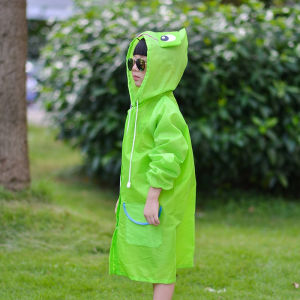 Children Cartoon Raincoat Kids Raincoat Cute Animal Funny Raining Waterproof Cover Suitable For 3-8