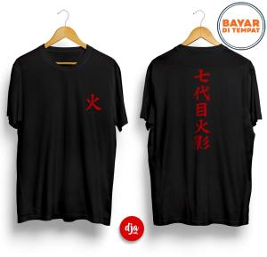 Kaos HOKAGE NANADAIME NARUTO UZUMAKI YONDAIME MINATO KONOHA ANIME JAPANESE CULTURE BAJU JEPANG KARTUN MANGA / Kaos Distro / Kaos Simple / T-Shirt DJA Cloth