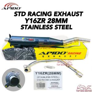 APIDO Y16ZR 28MM STANDARD CUTTING RACING EXHAUST PIPE EXZOS EKZOS PIPE STAINLESS STEEL