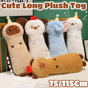 Cute Animal Long Plush Toy Long Shape Cartoon Sleep Companion Doll Cushion Children Gifts