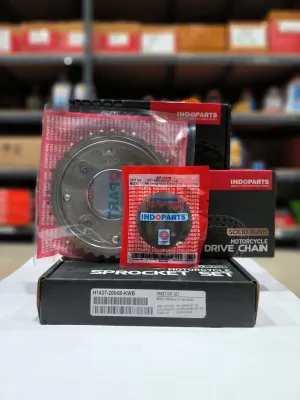 GEARSET GIR GEAR SET RANTAI REVO FIT NEW BLADE ASLI INDOPART 14T 37T 420T
