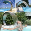 Waterfall Stainless Kolam Renang / Pancuran Kolam / Air Mancur Kolam. 