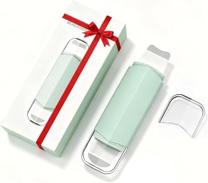 Blackhead Remover Tool for Nose PoreDual-Head Face Scraper & Pore Cleaner for Deep Facial Cleansing U Shaped & Circular Widened Head Skin Care Tool for Men and Women (Green)