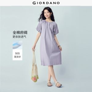 Giordano Women Women Dress - Non-Elastic Free Shipping 05466078