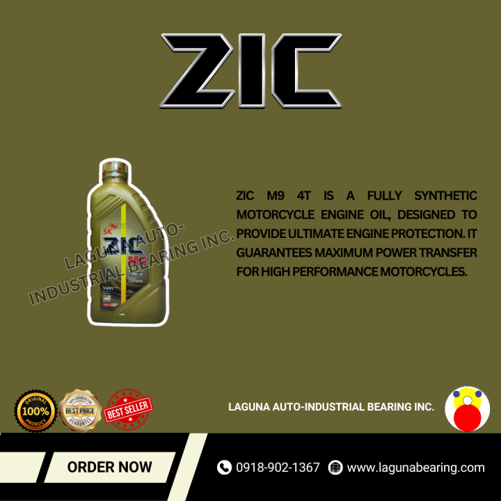 ZIC M9 (10W-40) FULLY SYNTHETIC | Lazada PH