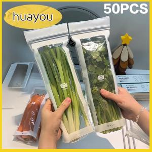 huayou Fruits Vegetables Fresh-keep Bags Reusable Refrigerator Storage Bags Thickened Leakproof Containers Kitchen Sealed Packaging Bag
