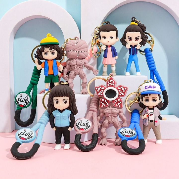 HOT Mô hình nhân vật hành động Móc khóa Stranger Things Phụ kiện hoạt ...