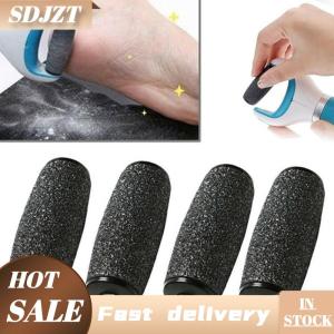 SDJZT 4Pcs Coarse Replacement Refill Roller Head For Electric Pedicure Foot File Tools