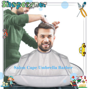 Potong Rambut Salon Cape Umbrella /Foldable Salon Hair Cutting Cape Cloak/Lipat Salon Pemotong Rambut Jubah Cape
