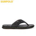 South Red Finger Cow Leather SUNPOLO KEP204-02 (Black). 