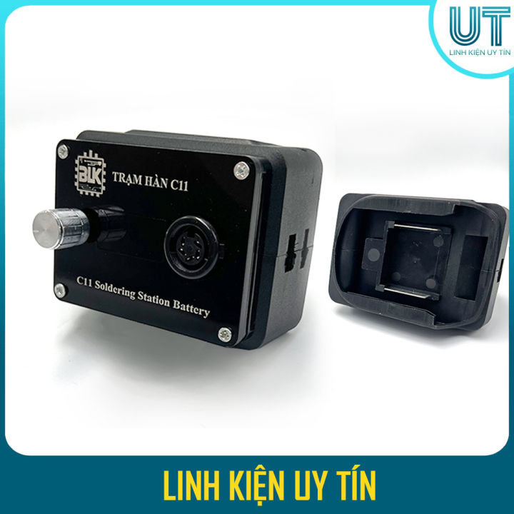 Trạm hàn NK936 bản gắn kèm đế PIN MAKITA - Bản nâng cấp của máy hàn C11 ...