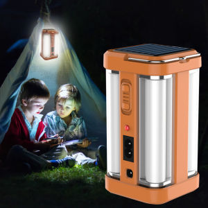 【Shipping From Malaysia】【BUY 1 Get 1】Outdoor Solar Camping Lantern LED Rechargeable Tent Light with Portable Lamp for Hiking Fishing
