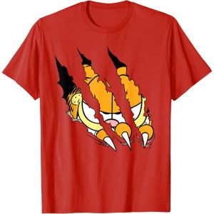 Garfield Claws T-Shirt - Clothes - T-Shirts - T-Shirts - T-Shirts - Mens T-Shirts - Womens T-Shirts - Mens T-Shirts - Girls T-Shirts - Mens T-Shirts - Clothes Womens T-shirts