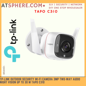 TP-LINK IP Network Tplink Wireless Outdoor Wifi 3MP Night Vision IP66 Micro SD Slot