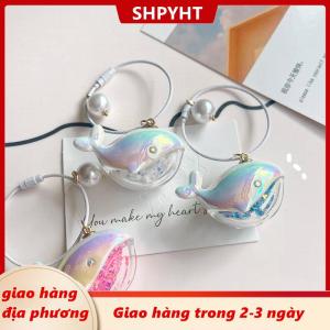 [COD] SHPYHT Giao hàng địa phương Dễ thương Cá voi cá heo Keychain động vật biển búp bê Kawaii Keyring Xe móc chìa khóa phụ kiện cho nam giới phụ nữ vài túi đồ trang sức
