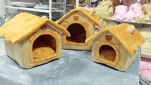Winter WarmBed Cat Dog House Washable RemovableNest