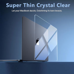 New Design Ultra thin Crystal Midnight Case For Macbook Air M3 13 15 inch A3113 A3114 Pro M4 M1 A2337 Pro M2 A2338 Super thin Cover Pro 13 14 16 inch A2992 A2991 Retina 13 Cover protector