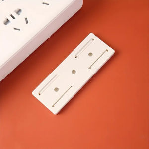 Power Strip Wall Mount Holder No Drilling Required Self-Adhesive Punch-Free Socket