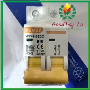 【Fast Delivery】12-72V Low Voltage DC Circuit Breaker16A 20A 32A 2 Poles