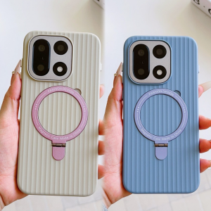 For OnePlus 15 Case Hard Transparent Ring Magnetic Wireless charging Protective Back Cover Case For OnePlus15 One Plus 15 Shell