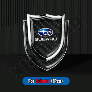 High quality Car Logo Emblem Badge Chrome Sticker 3D Metal Carbon Fiber Car Body Door Rim shielding scratches car logo stickers For Subaru Forester XV Impreza Legacy WRX WRX STI BRZ Outback Levorg Tribeca XT B9 Tribeca Baja DL GL GL-10 Justy Loyale RX SVX